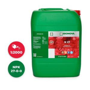 BioNova N 27 (Stickstoff) 20 l – (mehrsprachiges Etikett inkl. DE)