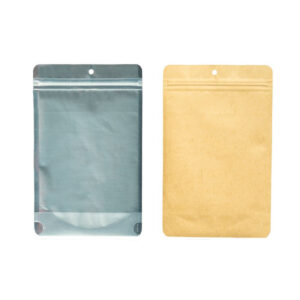 Qnubu zip bag Kraft 28g, 235×150 mm, PACK OF 50 Stk.