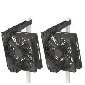 Secret Jardin Ventilator 2x120 mm 24V, Zirkulationsventilator