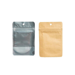 Qnubu Zip Bag Kraft 3.5g, 85×130 mm, PACKUNG 50 Stk.