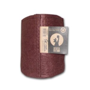 Root Pouch Boxer Brown Textil Blumentopf 15×19 cm – 3.8 l