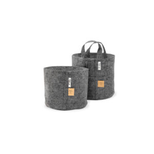 Root Pouch Grey Textil Blumentopf 28×26 cm – 16 l
