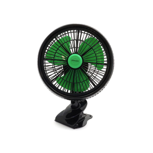 Provent Clip Fan 20W, oszillierender Ventilator mit zwei Geschwindigkeiten, Durchmesser 25 cm