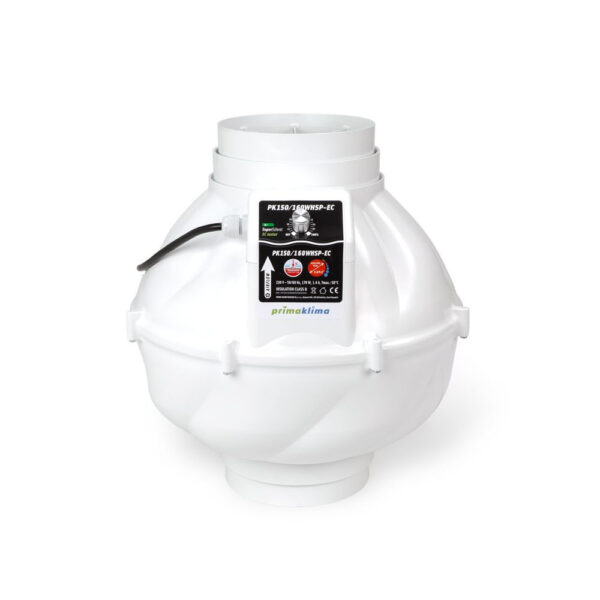 Prima Klima Rohrventilator Whisperblower EC Dimmable 150-160 mm 950 m3/Std, EC motor