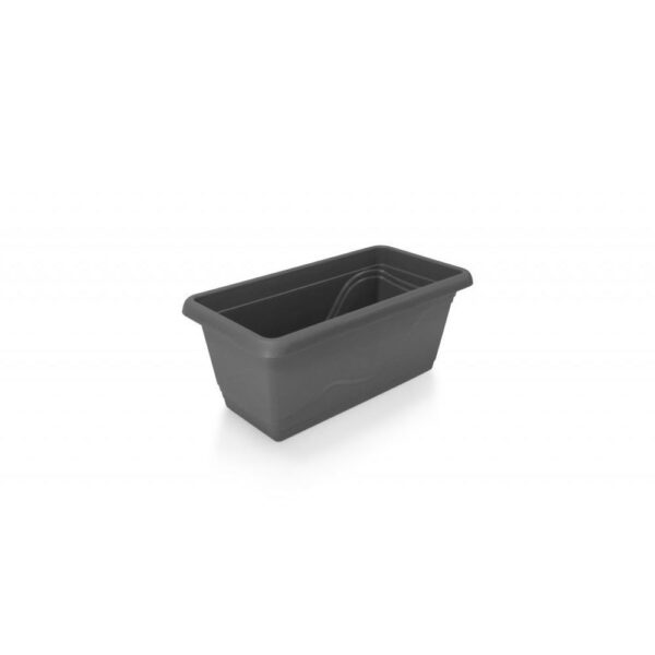 Plastkon Blumenkasten Extra Flor Anthracite, 40x20.5x17 cm