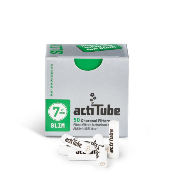 ActiTube Slim 7mm carbon filters, 50 Stk.