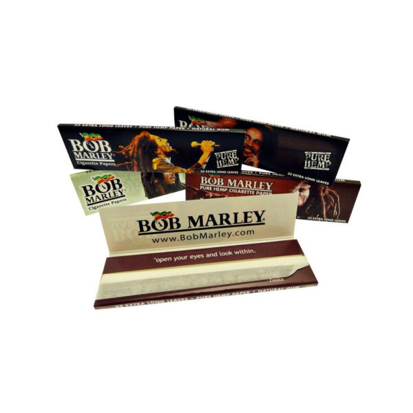 Pure Hemp Rolling Papers King Size Bob Marley, BOX 50 Stk.