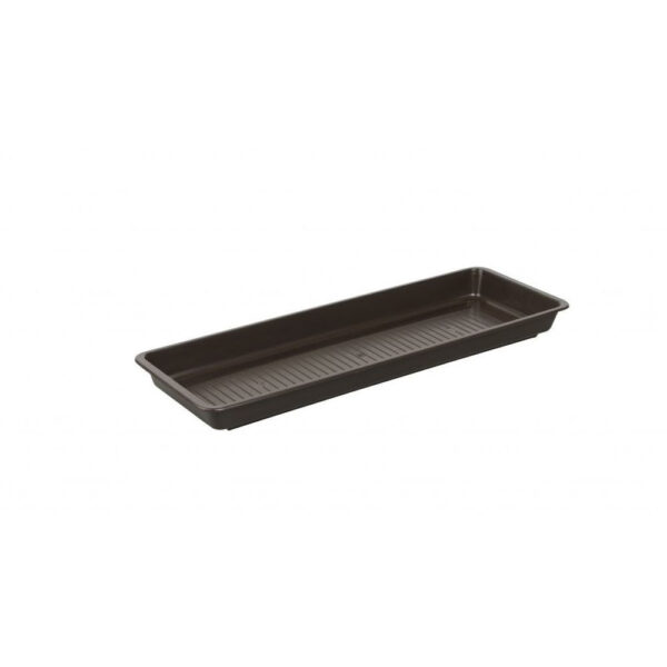 Plastkon Garden Brown planter tray, 80x17x4.5 cm