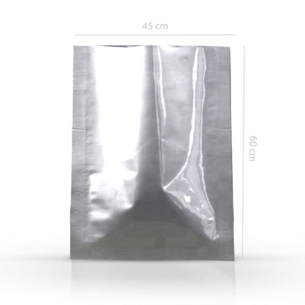 Qnubu Aluminium Foil Bag Sealable Silver 450x600 mm