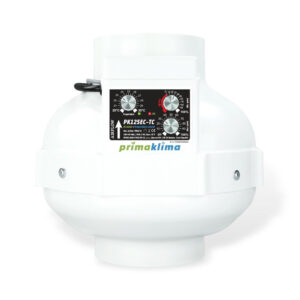 Prima Klima Rohrventilator PK125-EC-TC 125 mm – 680 m3/Std, EC motor + Temperatur geregelt