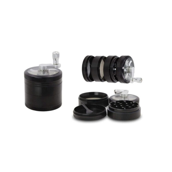 Four-piece grinder Hammercraft, 60mm grinder Black