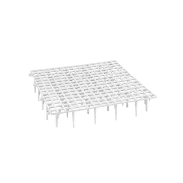 Gitterrost unter dem Topf - 50x50x10 cm - verstärkt