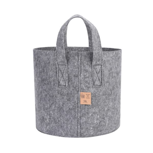 Dirt Bag Grey Stoff Topf 16 l (Topf aus 100% recyceltem Stoff)