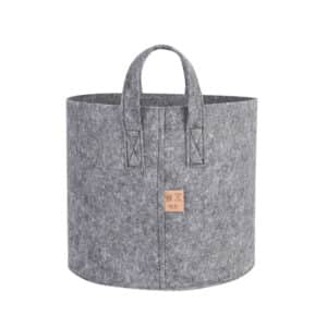 Dirt Bag Grey Stoff Topf 26.5 l (Topf aus 100% recyceltem Stoff)