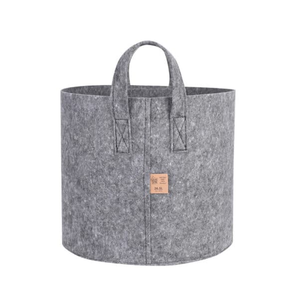 Dirt Bag Grey Stoff Topf 26.5 l (Topf aus 100% recyceltem Stoff)