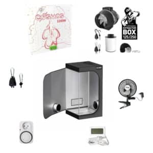B2B Set Basic - Komplette grow box LED Cosmos 120W, 60x60x160 cm