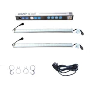 GENT G-LED 26W Linkable x2, für Wachstum 6500K, inklusive Netzkabel
