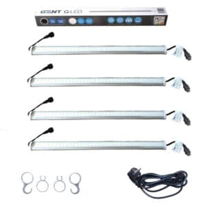 GENT G-LED 26W Linkable x4, für Wachstum 6500K, inklusive Netzkabel