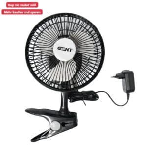 GENT Clip Fan 5W, 15 cm