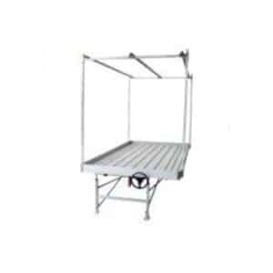 Rolltisch 120×240 cm – mit Ebb-&-Flow-Tischwanne