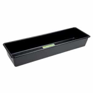 Garland Plastikschale Rectangular Tray Black 80×25×12 cm – Pflanz- und Auffangschale