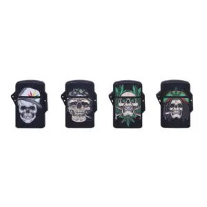 PROF Rasta Skulls Jet Flame Lighter – Mix Design