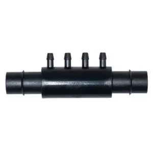 Manifold Verteiler 16 mm auf 4 × 4 mm Anschluss