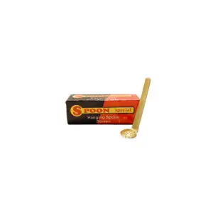 Black Leaf Spoon Stopfer, 12 mm, Box mit 4 St.