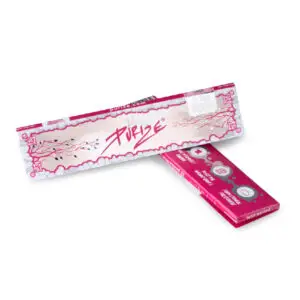 PURIZE King Size Slim Papierchen, 42 Stück pro Packung, rosa