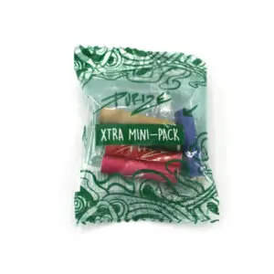 PURIZE Aktivkohlefilter XTRA Slim Size, Minipack 5 Stück, Farbmix