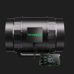 VIVOSUN AeroZesh S8 Inline-Ventilator, Ø 200 mm, 1.410 m³/h