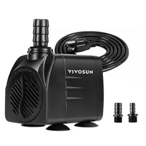 VIVOSUN Ultraleise Tauchpumpe 480 GPH 1800 l/h, 25 W
