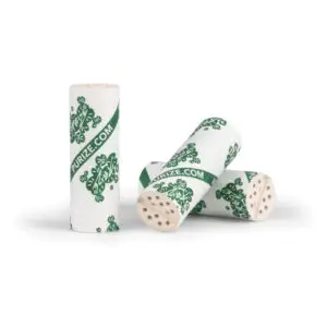 PURIZE Aktivkohlefilter Big Size, Pop – up – Tube 3 Stück, weiß