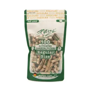 PURIZE Aktivkohlefilter Regular Size – Beutel, 100 Stück, Organic