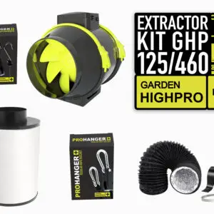 Garden HighPro Abluftset 125 mm – 460 m³/h