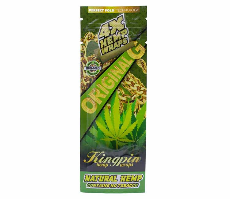 KingPin 4x Hemp Blunt OG, 4 St. im Paket