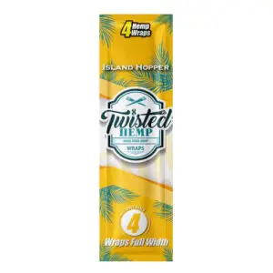 Twisted Hemp Wraps, Island Hopper, 4 St. pro Packung