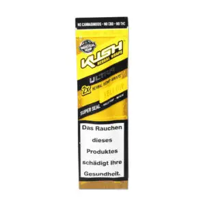 Kush Herbal Hemp Blunt Wraps Ultra Gelb 2 St.