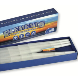 Reispapier-Hülsen Elements Cones King Size, 40 St.