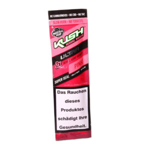 Kush Herbal Hemp Blunt Wraps Ultra Pink 2 Stk./Pack.