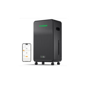 VIVOSUN AeroDrain D12 Intelligenter Luftentfeuchter für die Umgebung, bis zu 12 L/Tag, 2 L Wassertank, mit Temperatur- und Feuchtigkeitssensorsonde