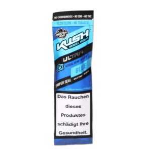 Kush Herbal Hemp Blunt Wraps Ultra Blue 2 Stk./Packung