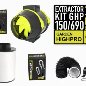 GARDEN HIGH PRO Extraktionsset 150 mm, 690 m³/h