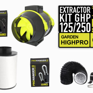 GARDEN HIGH PRO Extraktionsset 125 mm, 250 m3/h