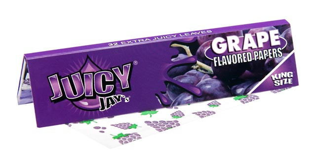 JUICY JAY'S King Size Blättchen, Traube, 32 St. pro Packung