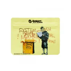 G-Rollz Banksy’s Graffiti Zip-Beutel, 105 × 80 mm, Ikea Punk