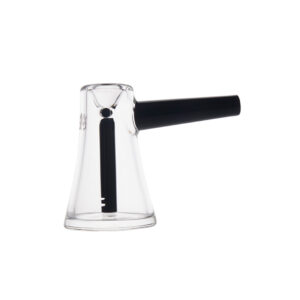 Glas-Mini-Bubbler MJ Arsenal Vulkan Onyx, schwarz