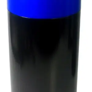 TightVac Vakuumdose, 2350 ml, schwarz mit dunkelblauem Deckel
