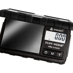 Waage Tuff-Weigh Scale On Balance, 100 g/0,01 g, schwarz, mit titanfarbener Wiegefläche