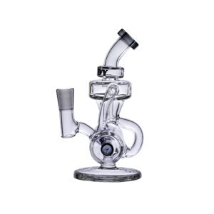 Glas-Bong Goody Glass Drummer Boy Mini Dab Rig, rauchfarben